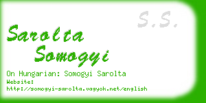 sarolta somogyi business card